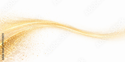 An abstract orange wave background vector featuring a light fractal design with wheat grain textures and bird wing lines that blend nature and art into a yellow macro pattern of a flying feather