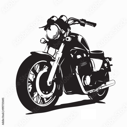 Custom Motorcycle Biker Community Vector Isolated on White Background