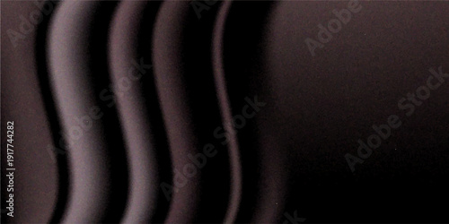 Luxury black silk fabric background. Dark silver satin with wavy folds. Texture satin velvet material with gradient mesh, luxurious elegant design with space for text. Vector abstract background EPS10