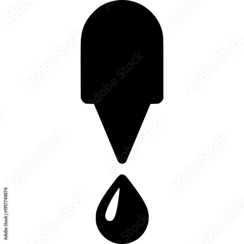 Vector illustration of dropper