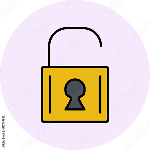 Unlock Vector Icon