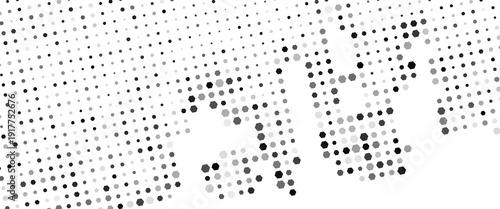 Gray, black, white beehive background. Honeycomb, bees hive cells pattern. Bee honey shapes. Vector geometric seamless texture symbol. Hexagon, hexagonal raster, mosaic cell sign or icon. Gradation.