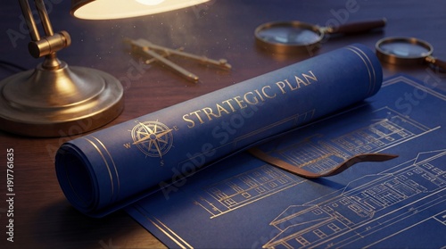 A strategically lit image s...