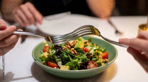 A close-up captures a fresh...