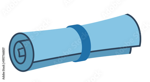 Blueprint Rolled Up Plan.