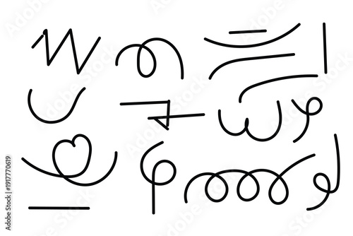 Ancient script with various symbols and markings