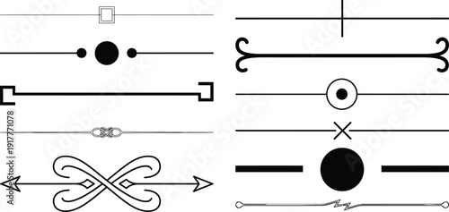 A collection of various symbols and icons used in different contexts and fields