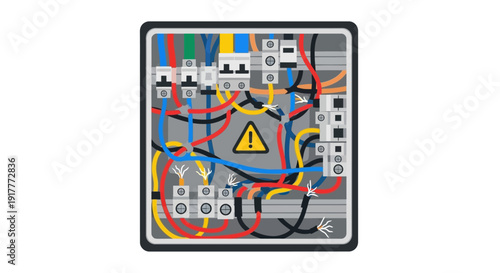 Electrical Control Panel Warning.
