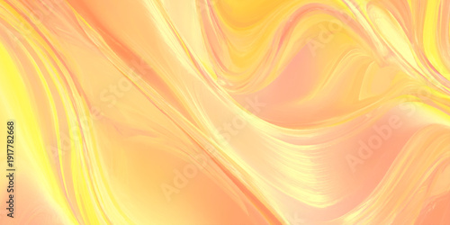 liquid background with vibrant orange and yellow silk swirls and soft glowing light of elegant motion and soft luminescence, perfect for luxury branding.