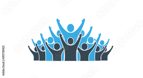 Group of People Celebrating.