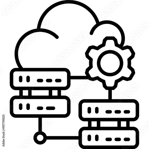 Cloud Server Icon