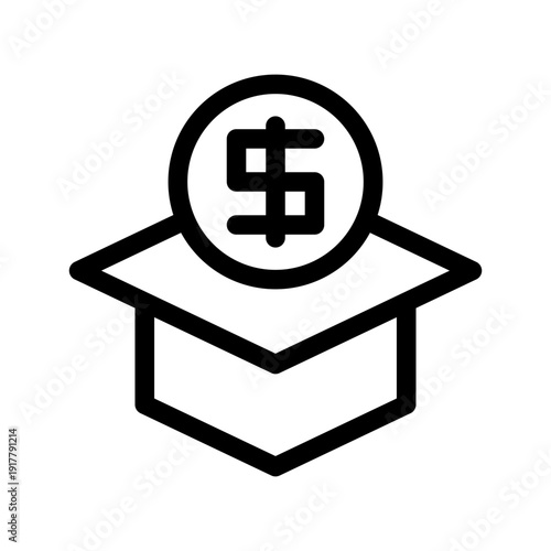 Scholarship Icon Vector Symbol Design Illustration