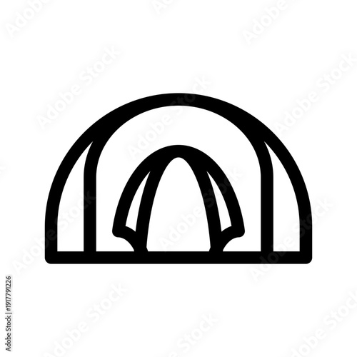 Camp Icon Vector Symbol Design Illustration