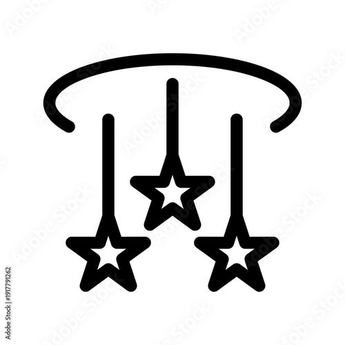 Stars Decoration Icon Vector Symbol Design Illustration