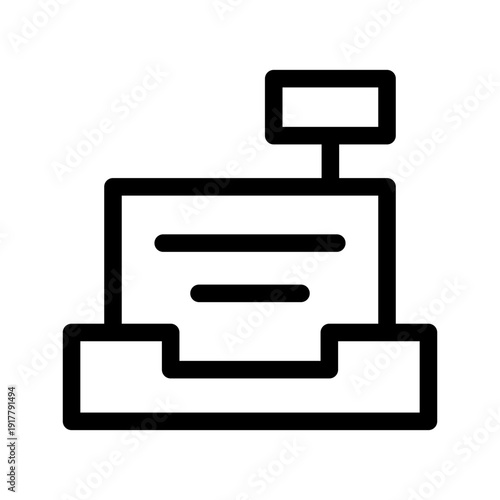 Cashier Icon Vector Symbol Design Illustration