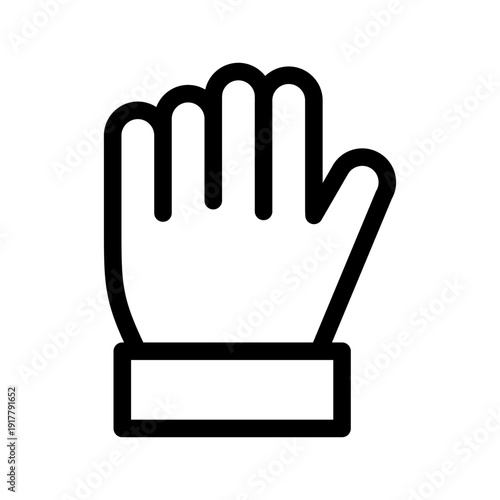 Gloves Icon Vector Symbol Design Illustration
