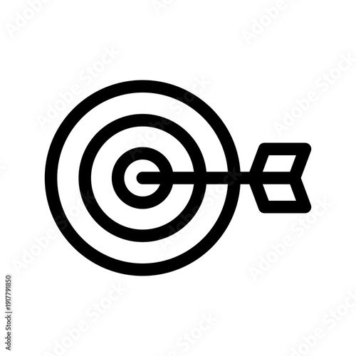 Goal Icon Vector Symbol Design Illustration
