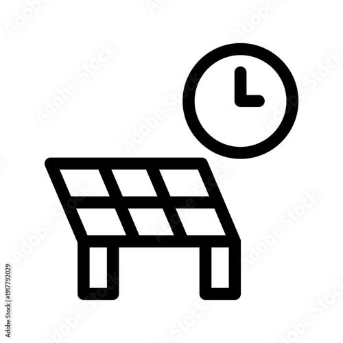 Waiting Area Icon Vector Symbol Design Illustration