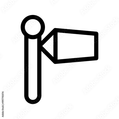 Windsock Icon Vector Symbol Design Illustration