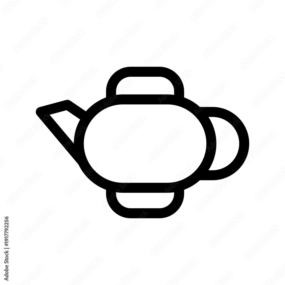 Fototapeta premium Teapot Icon Vector Symbol Design Illustration