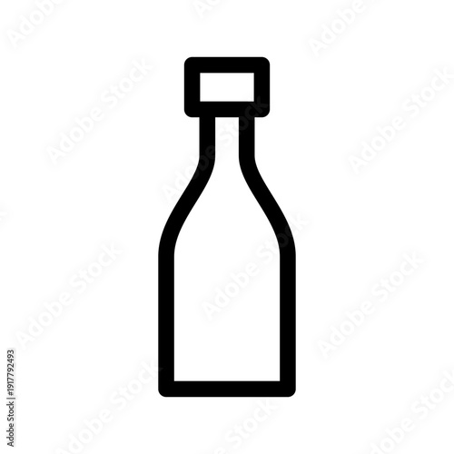 Bottle Icon Vector Symbol Design Illustration