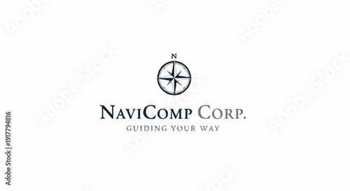 Compass Logo Navigation Symbol Design Element.