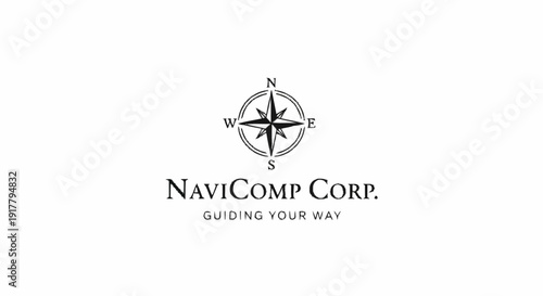 Compass Logo Navigation Symbol Design Element.