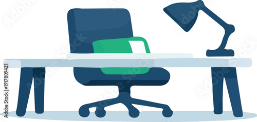 chair and table office