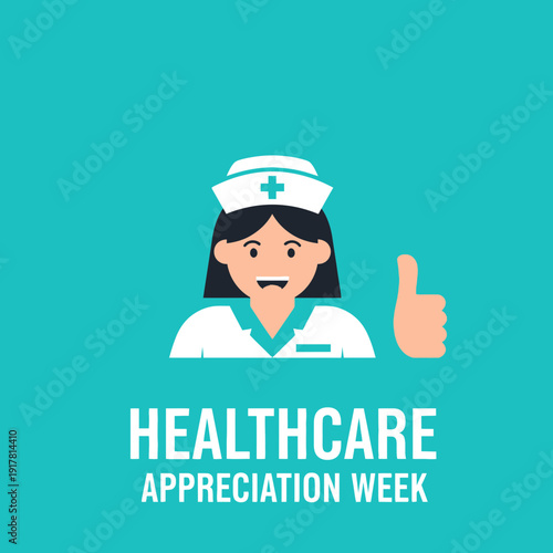 Cheerful Nurse Showing Approval for Healthcare Appreciation Week Celebration and Recognition