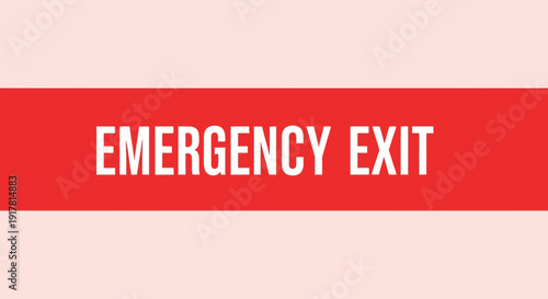 Clear Signage Of Emergency Exit for Safety And Swift Evacuation in Case of Danger