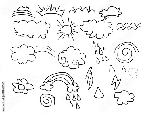 Weather symbols and icons