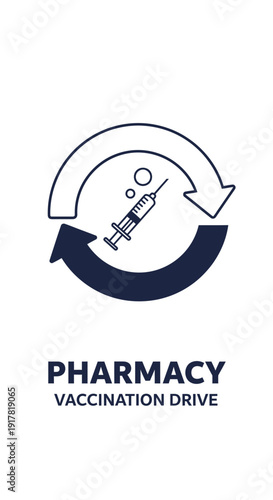 Depicting Pharmaceutical Vaccination Program Through Symbolism of Renewal and Healthcare Support