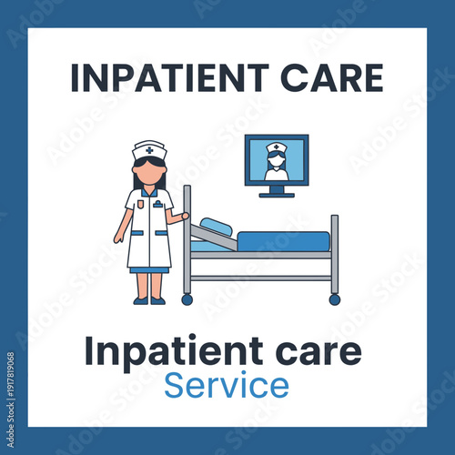 Depicting Patient Services and Professional Medical Attention in a Hospital Environment