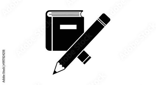 Pencil and Notebook Stationery Office Supplies.