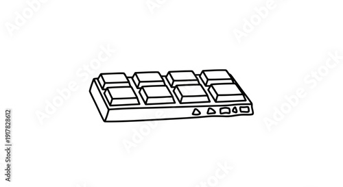 Four burner electric stove top illustration.