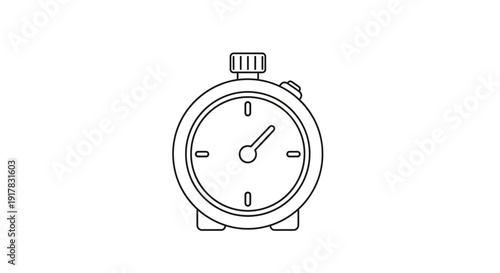 Simple Stopwatch with White Face.
