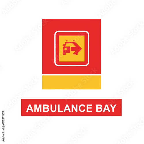 Emergency Medical Services Signage: Guiding Vehicles to Designated Ambulance Bay Areas