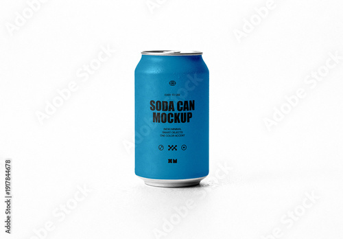 Isolated Soda Can Mockup
