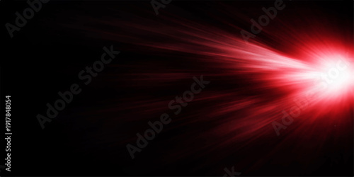 Abstract red background featuring a bright star and radiating energy rays creates a glowing fractal pattern with light motion and dark textures for a dynamic wallpaper backdrop