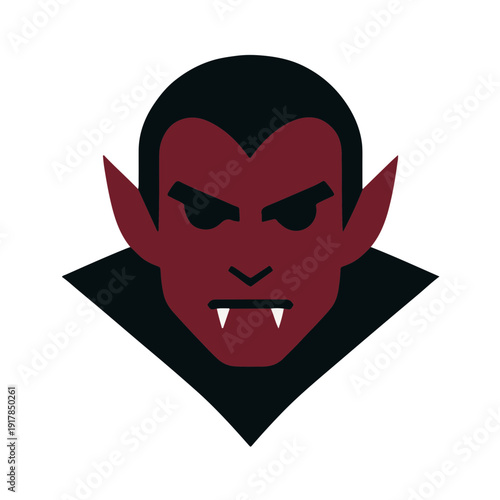 Gothic Vampire Head Icon