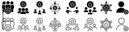 User rating vector icon set. Top rated Illustration sign collection. rating symbolRevard logo.
