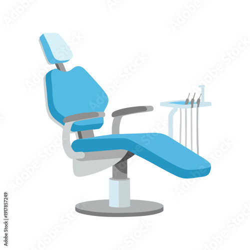 Modern Dental Chair and Equipment for Dental Clinic or Office