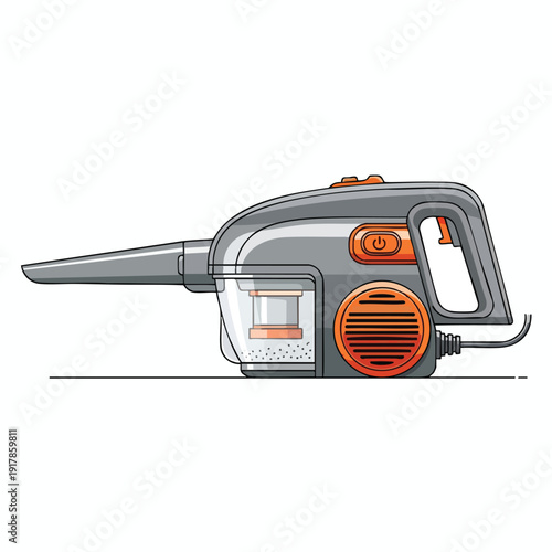 Modern Handheld Power Tool with Cord and Control Buttons for DIY Home Improvement