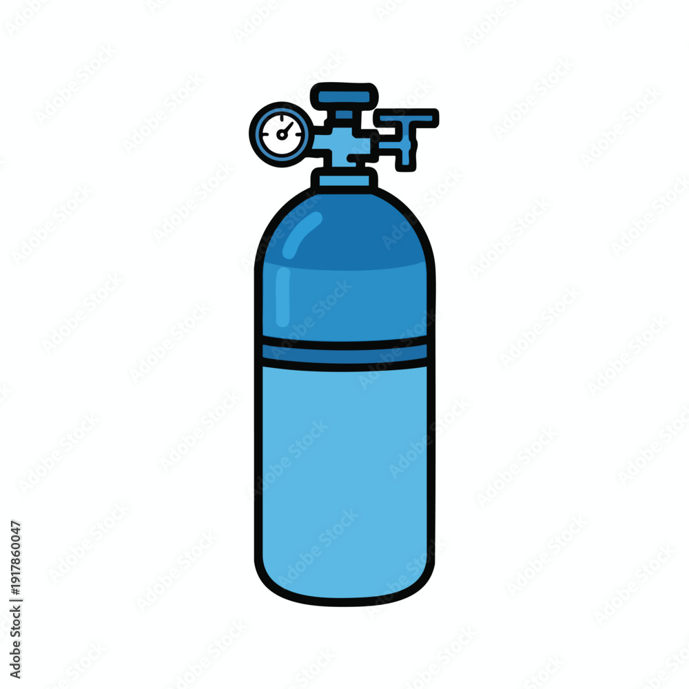 Obraz premium Illustration of a Fire Extinguisher for Safety and Emergency Preparedness