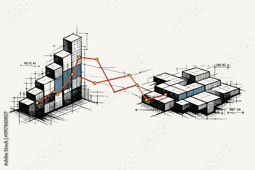 False Correlation and Misinterpreted Data in Business Analytics illustration