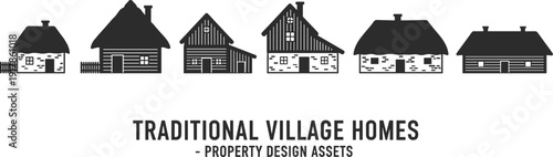 Traditional Village Homes: Rustic Property Design Assets and Cottage Silhouettes