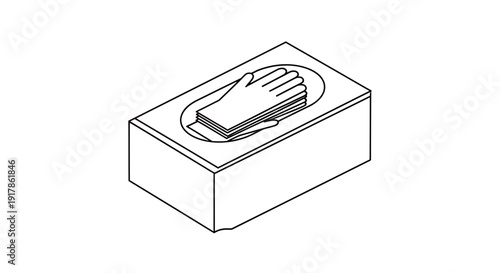 Disposable Gloves Box Dispenser Medical Health Care Hygiene Protection