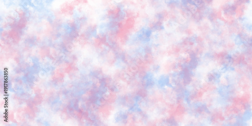 Colorful paper textured ink effect grungy wet pastel illustration for design. colorful abstract watercolor background. Smooth vibrant light pink, purple shades and blue watercolor paper textured.