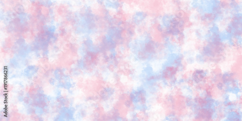 Colorful paper textured ink effect grungy wet pastel illustration for design. colorful abstract watercolor background. Smooth vibrant light pink, purple shades and blue watercolor paper textured.