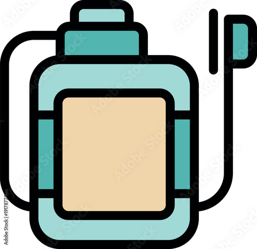 Mouthwash and toothbrush represent daily oral hygiene routine for fresh breath and healthy teeth